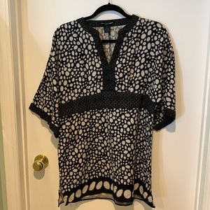 Saint Tropez West silk tunic. US M.